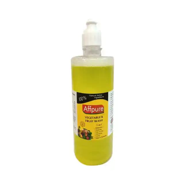 Affpure Vegetable & Fruit Wash (1 Pump Bottle of 500 ml Liquid)