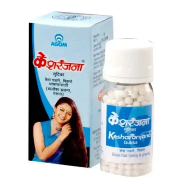 Agom Kesharanjana Gutika (1 Bottle of 40 gm tablets)