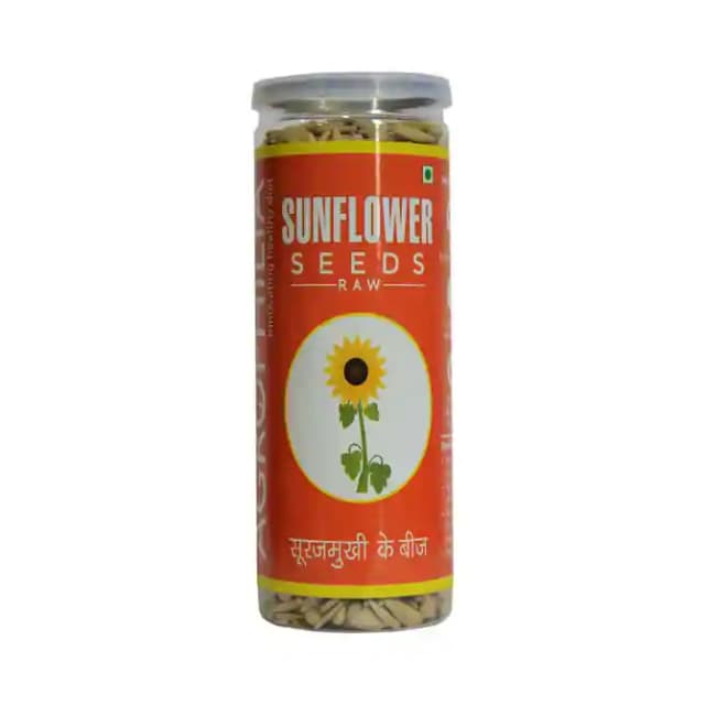 Agrophilia Sunflower Seeds Raw (1 Bottle of 150 gm Seeds)