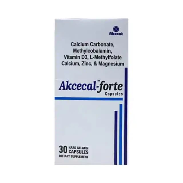Akcecal Forte (1 Bottle of 30 capsules)