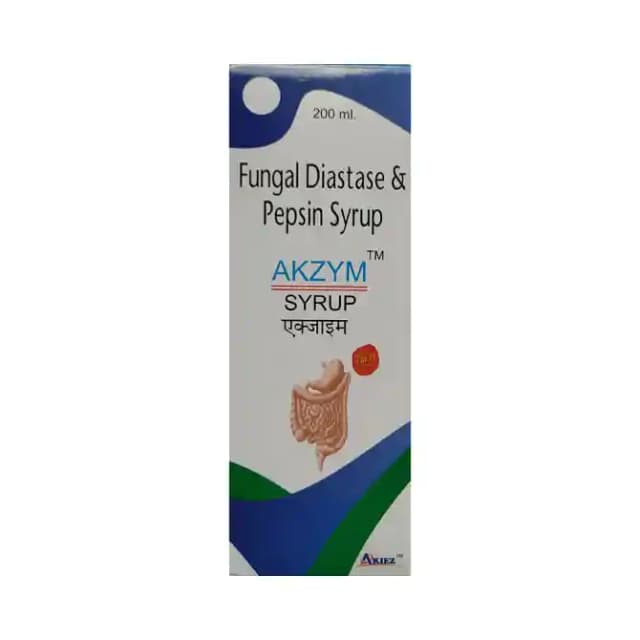 Akzym Syrup (1 Bottle of 200 ml Syrup)