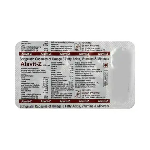 Alavit Z (1 Strip Of 10 capsules)