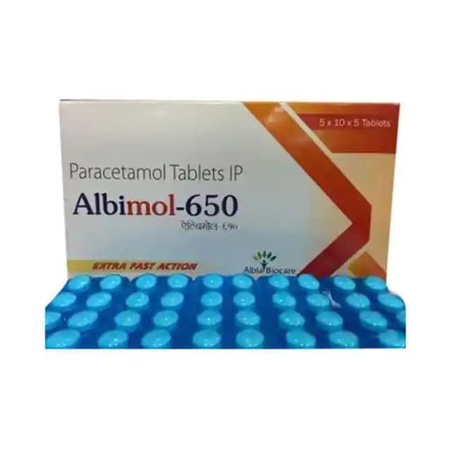 Albimol 650mg (10 tablets in 1 strip)