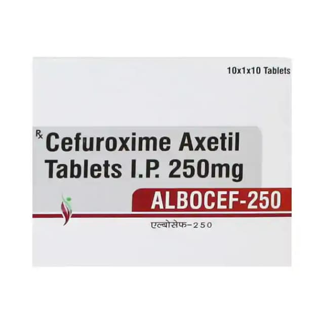 Albocef 250 (10 tablets in 1 strip)