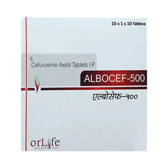 Albocef 500 (10 tablets in 1 strip)