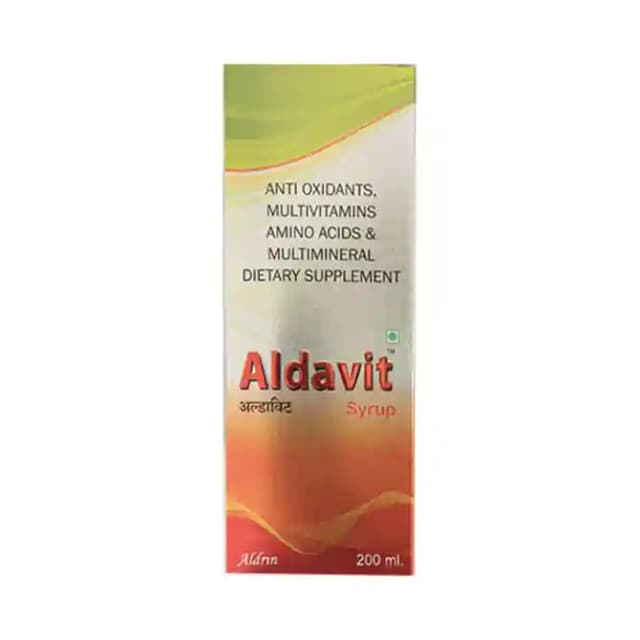 Aldavit Syrup (1 Bottle of 200 ml Syrup)