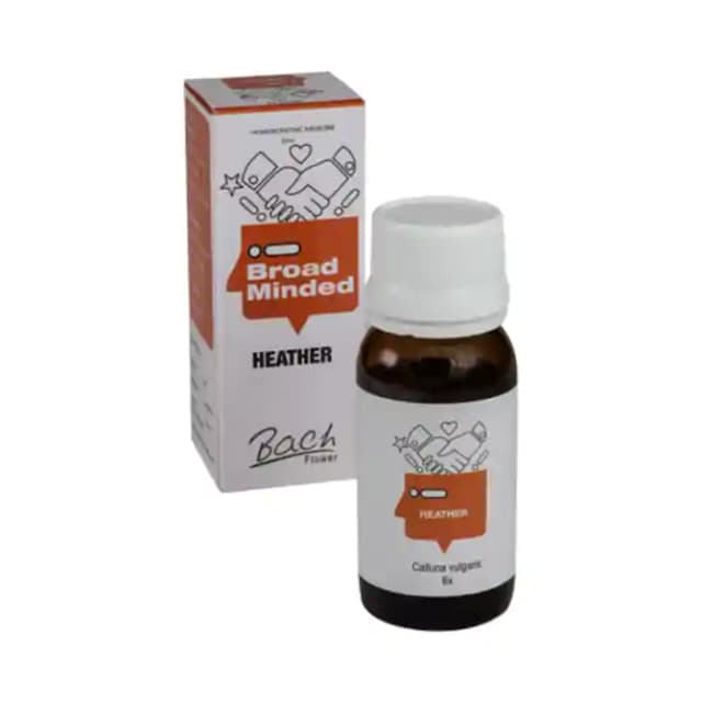Alfa Omega Bach Flower Heather 6X (1 Bottle of 30 ml Dilution)