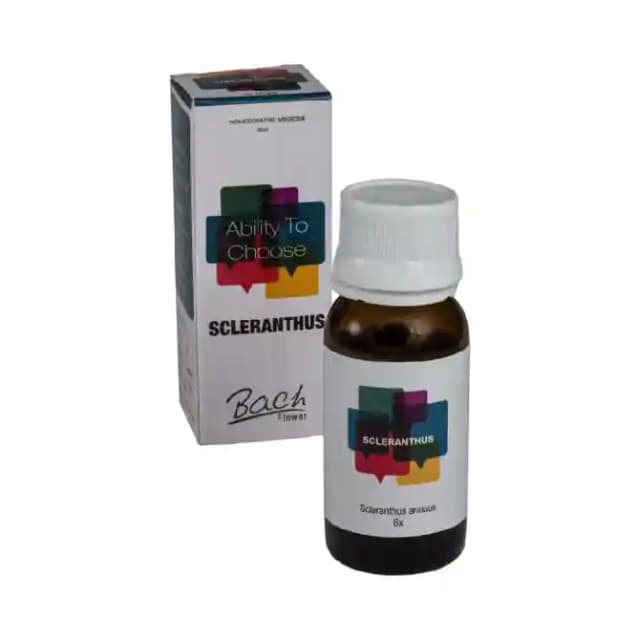 Alfa Omega Bach Flower Scleranthus 6X (1 Bottle of 30 ml Dilution)