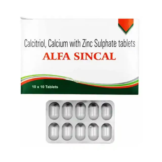 Alfa Sincal (1 Strip Of 10 tablets)