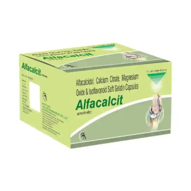 Alfacalcit Soft Gelatin (1 Strip Of 10 soft gelatin capsules)