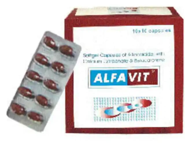 Alfavit Soft Gelatin (1 Strip Of 10 soft gelatin capsules)