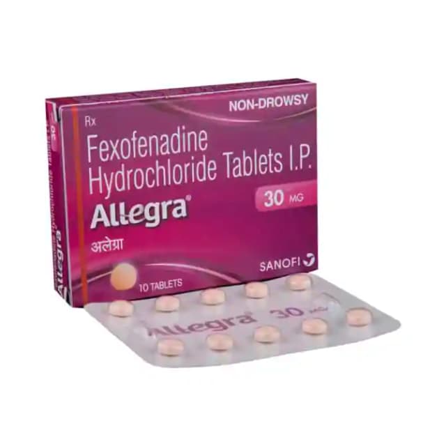 Allegra 30mg (10 tablets in 1 strip)