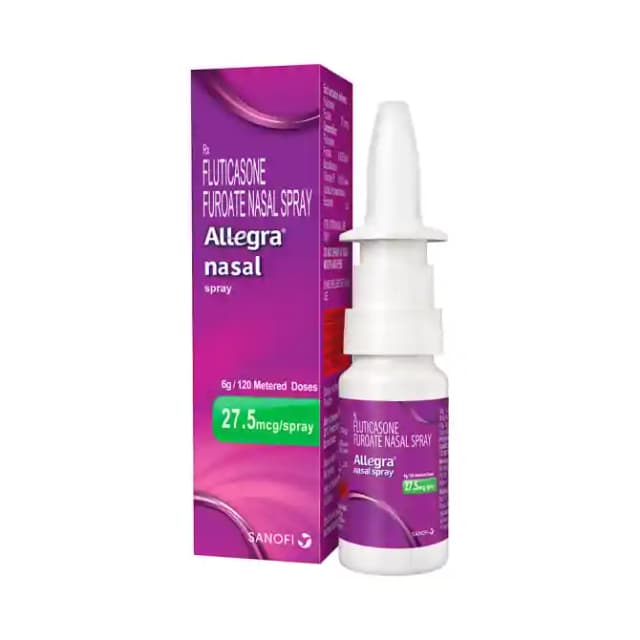Allegra Nasal Spray (120 MDI in 1 bottle)