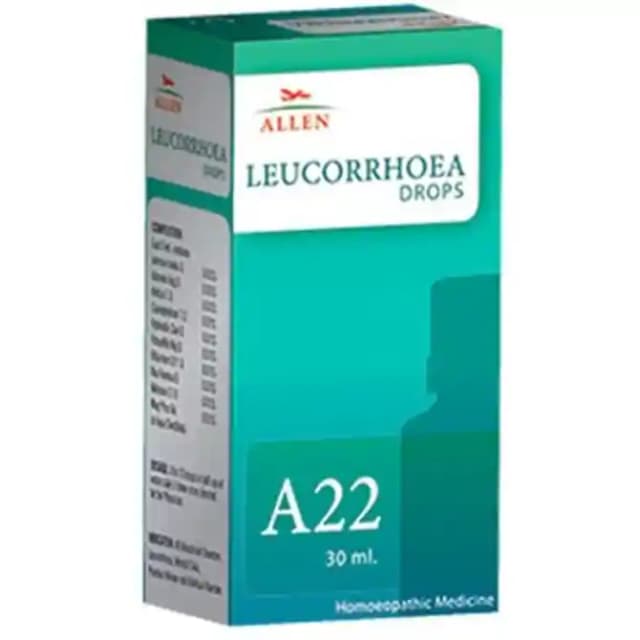 Allen A22 Leucorrhoea Drop (1 Bottle of 30 ml Drop)