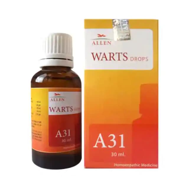 Allen A31 Warts Drop (1 Bottle of 30 ml Drop)