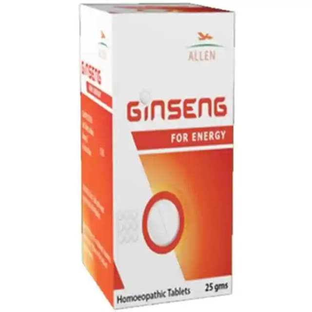 Allen Ginseng For Energy (1 Bottle of 25 gm tablets)