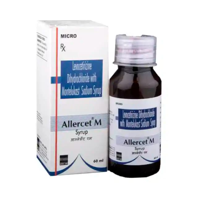 Allercet M Syrup (60 ml in 1 bottle)