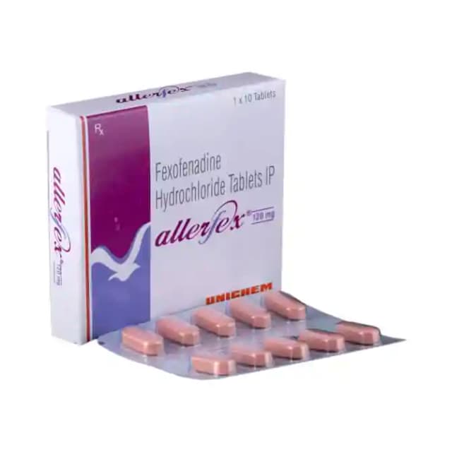 Allerfex 120mg (10 tablets in 1 strip)