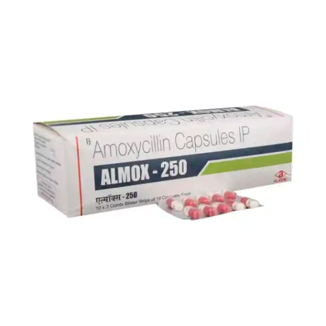 Almox 250 (10 capsules in 1 strip)