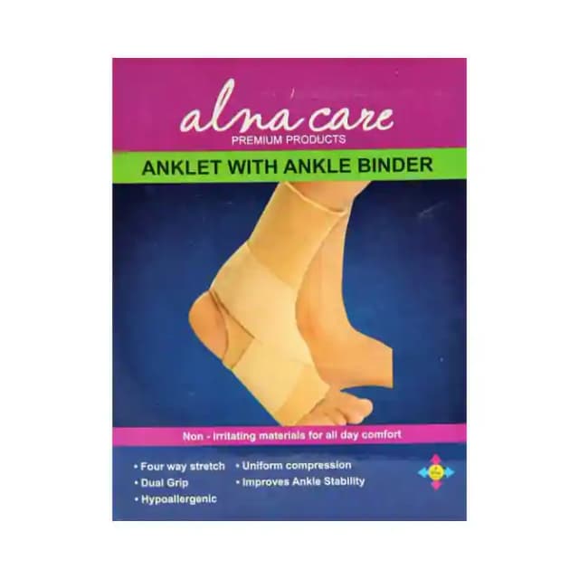 Alna Care Anklet with Ankle Binder Large (1 Box Of 1 Unit)