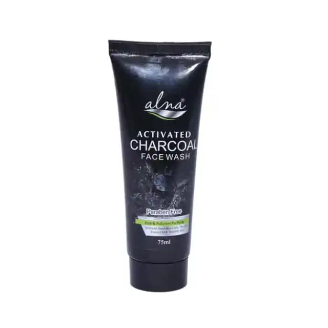 Alna Face Wash Activated Charcoal (1 Tube Of 75 ml Face Wash)