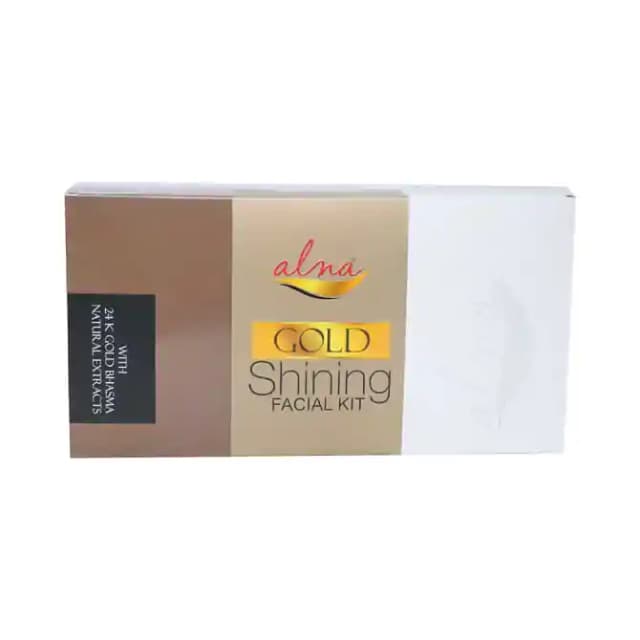 Alna Facial Kit Gold Shining (1 Box Of 250 gm Kit)