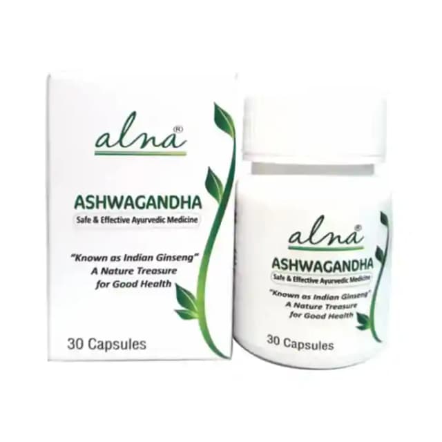 Alnavedic Ashwagandha (1 Bottle of 30 capsules)