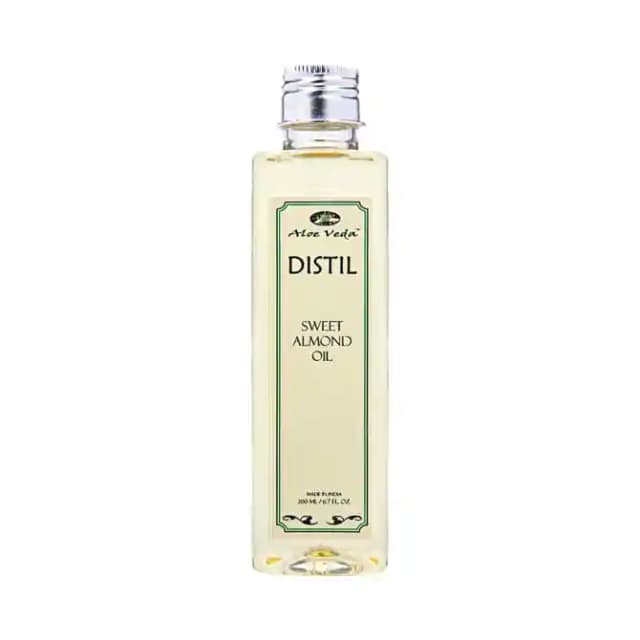 Aloe Veda Distil Sweet Almond Oil (1 Bottle of 200 ml Oil)