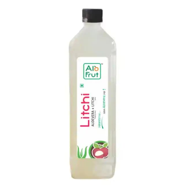 AloFrut Litchi Aloevera Juice (1 Bottle of 1 Ltr Juice)