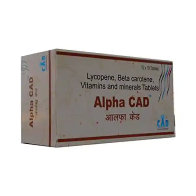 Alpha Cad (1 Strip Of 10 tablets)