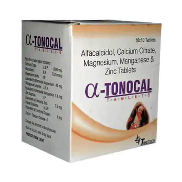 Alpha Tonocal (1 Strip Of 10 tablets)