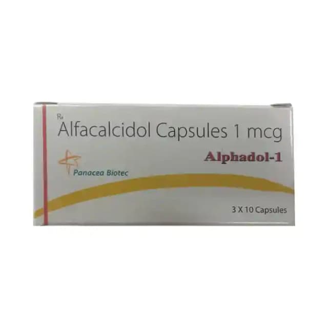 Alphadol 1mcg Soft Gelatin (1 Strip Of 10 soft gelatin capsules)