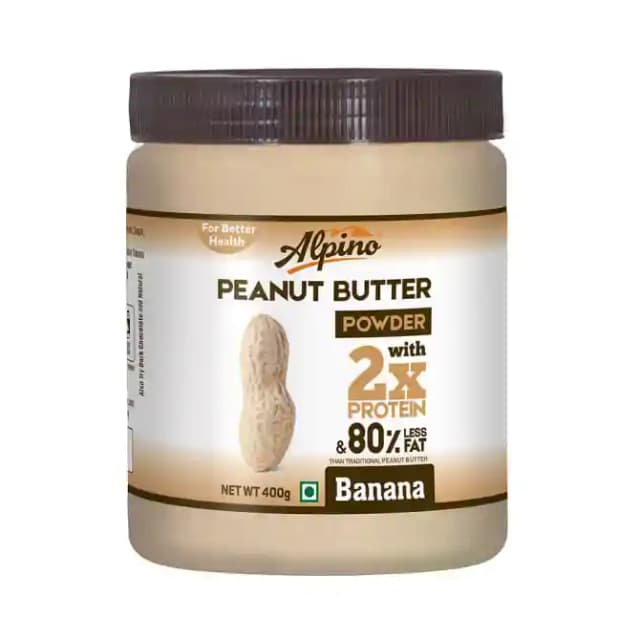 Alpino Peanut Butter Powder Banana (1 Jar Of 400 gm Powder)