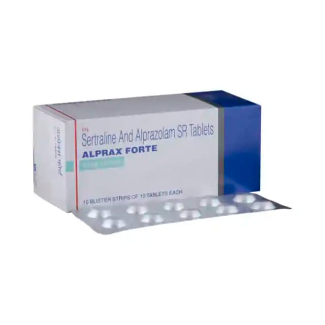 Alprax Forte 0.5 mg/50 mg Tablet