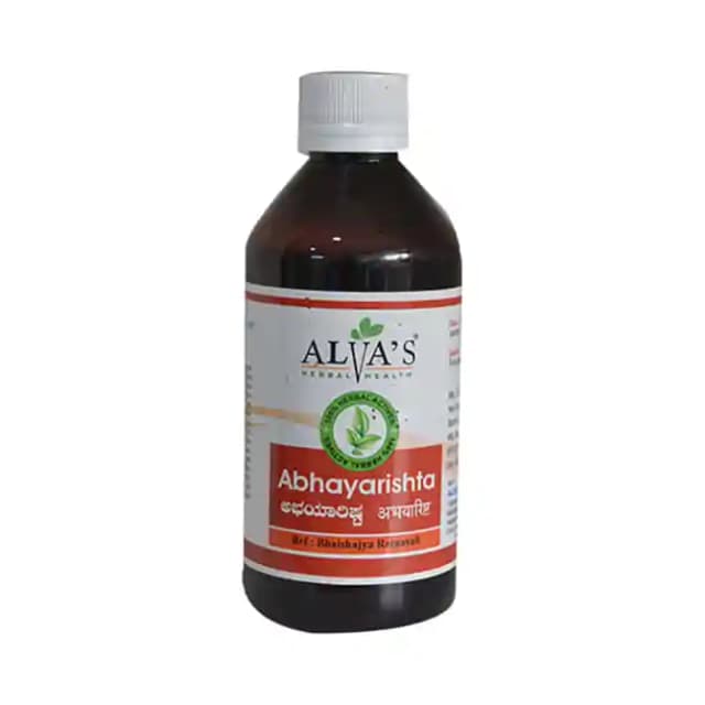 Alvas Abhayarishta (1 Bottle of 200 ml Syrup)
