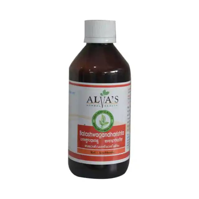 Alvas Balashwagandharishta (1 Bottle of 200 ml Syrup)