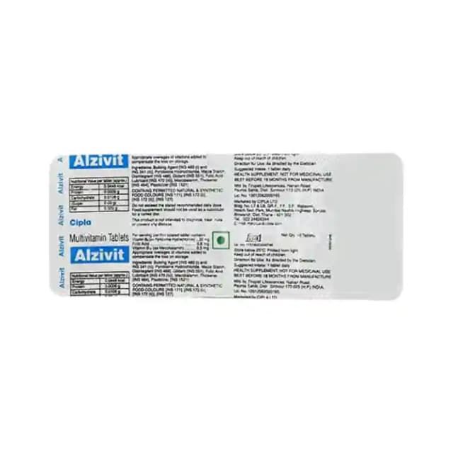Alzivit (1 Strip Of 10 tablets)