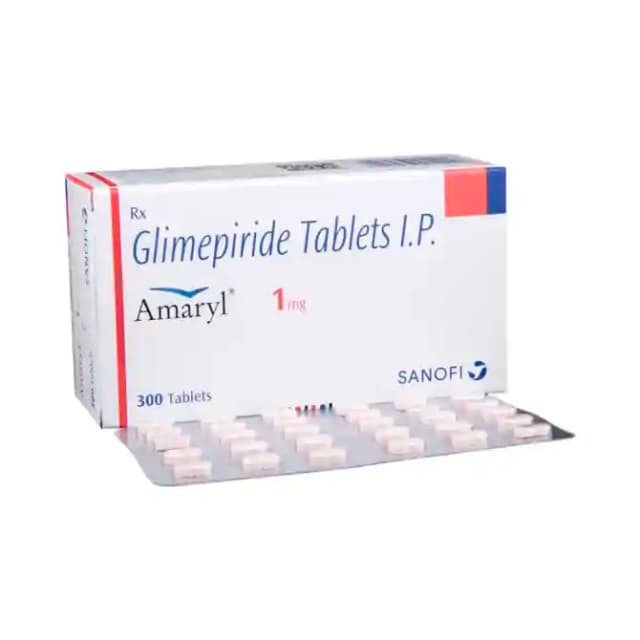 Amaryl 1mg (30 tablets in 1 strip)