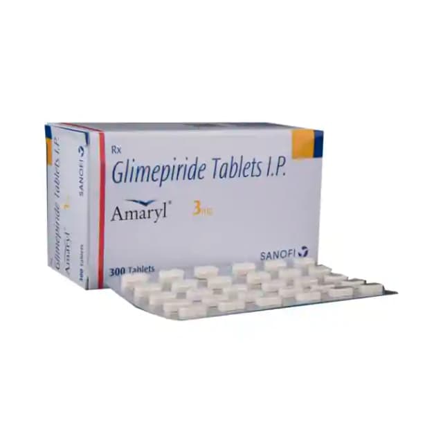 Amaryl 3mg (30 tablets in 1 strip)