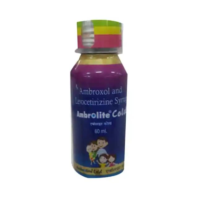 Ambrolite Cold Syrup (60 ml in 1 bottle)