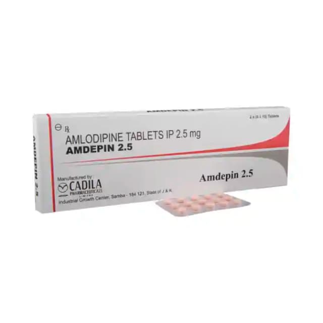 Amdepin 2.5 (15 tablets in 1 strip)