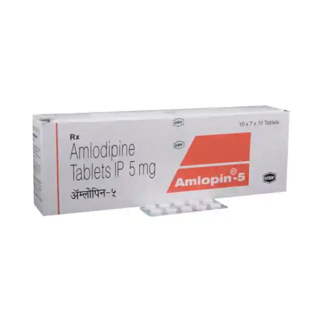 Amlopin 5 (10 tablets in 1 strip)