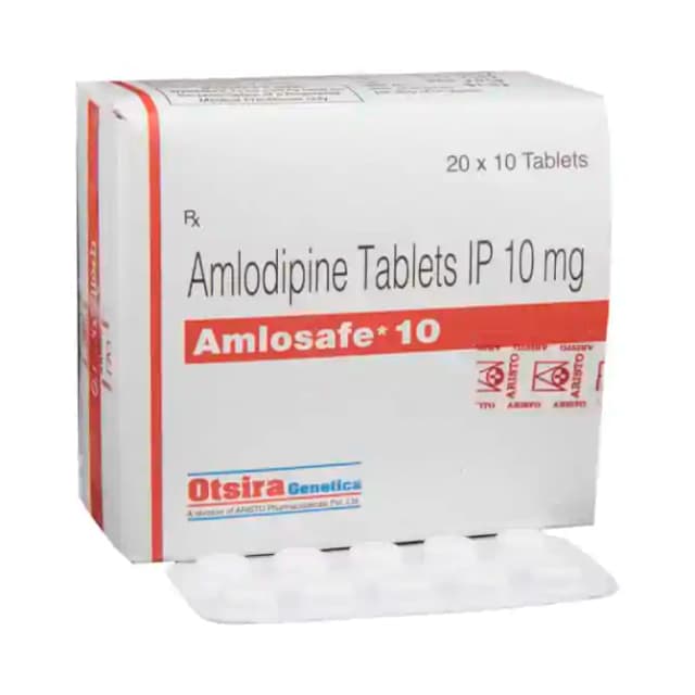 Amlosafe 10 (10 tablets in 1 strip)