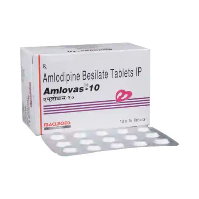 Amlovas 10 (15 tablets in 1 strip)