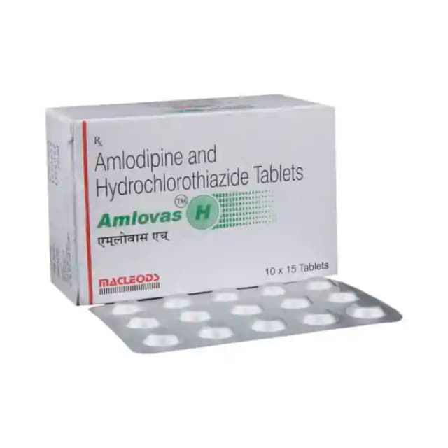 Amlovas H (15 tablets in 1 strip)