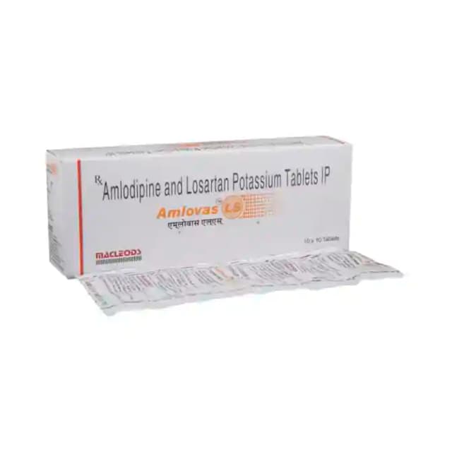 Amlovas LS (10 tablets in 1 strip)