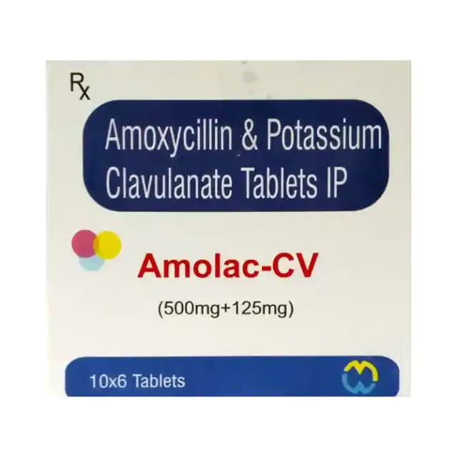 Amolac CV (6 tablets in 1 strip)