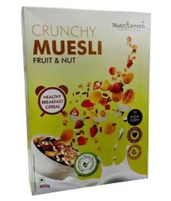 Amore Crunchy Muesli Fruit & Nut (1 Packet Of 400 gm Flakes)