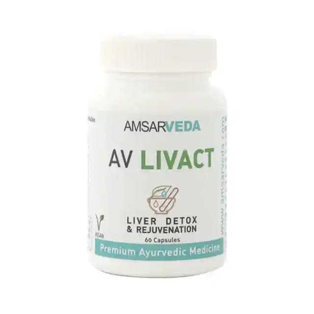 Amsarveda AV Livact (1 Bottle of 60 capsules)