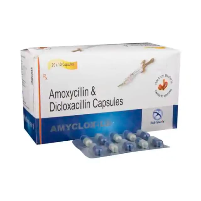 Amyclox LB (10 capsules in 1 strip)